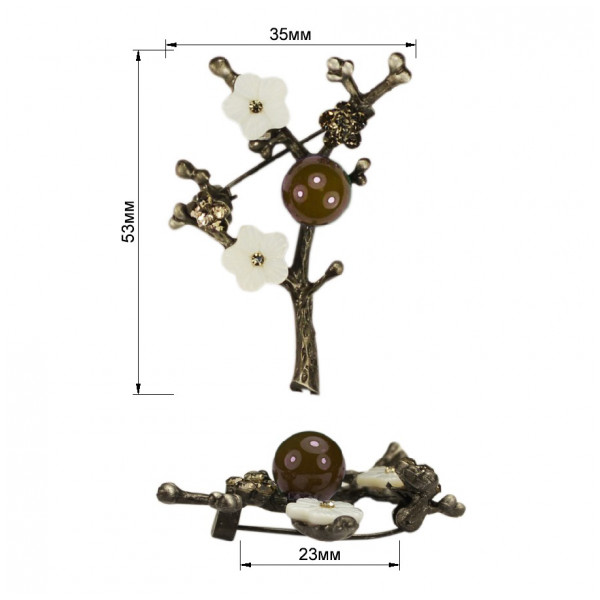 Брошь на булавке